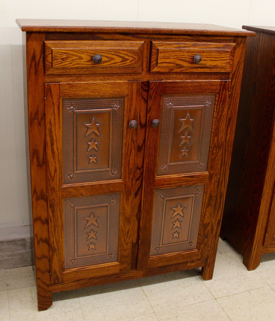 Pie Safe with Copper Tri-Star Panels