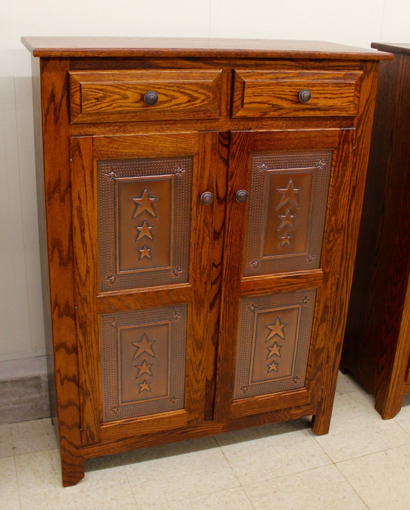 Pie Safe with Copper Tri-Star Panels