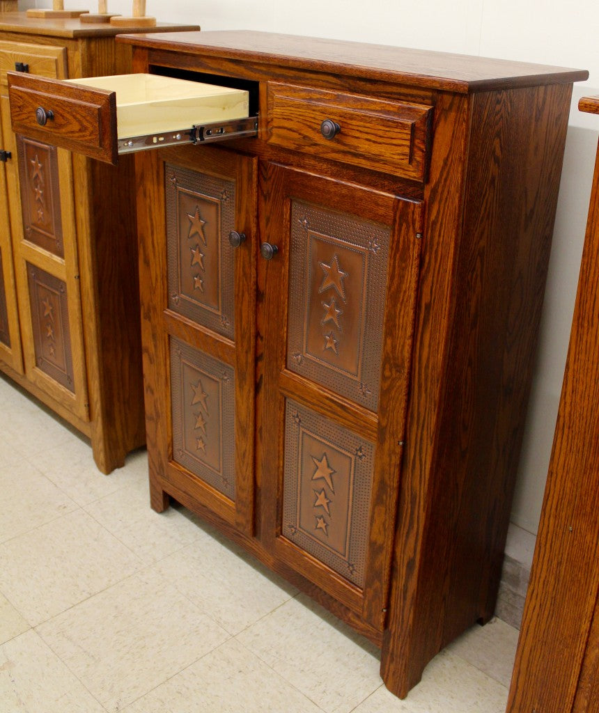 Pie Safe with Copper Tri-Star Panels