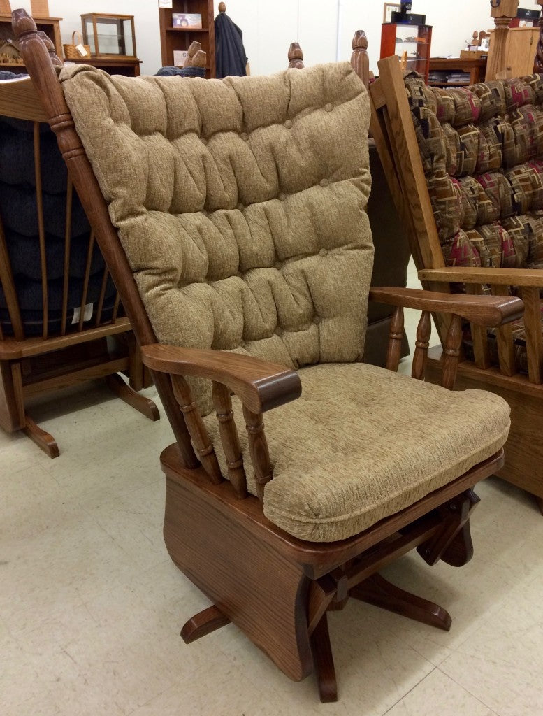 High Back Traditional Glider w/Swivel