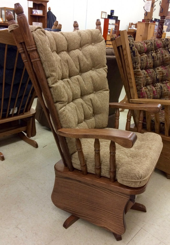 High Back Traditional Glider w/Swivel