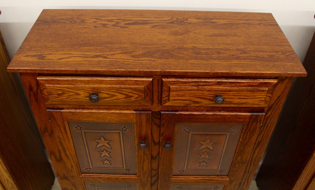 Pie Safe with Copper Tri-Star Panels