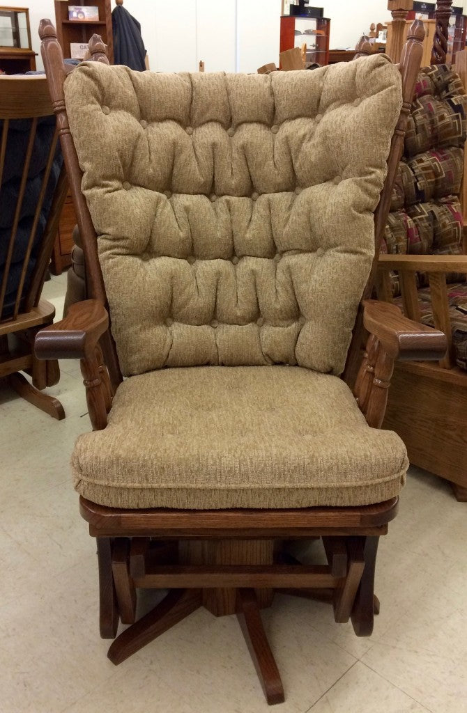 High Back Traditional Glider w/Swivel