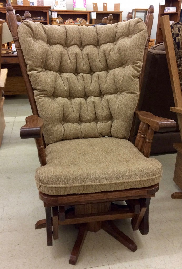 High Back Traditional Glider w/Swivel