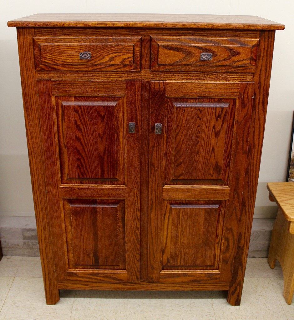 Pie Safe with Raised Paneled Doors