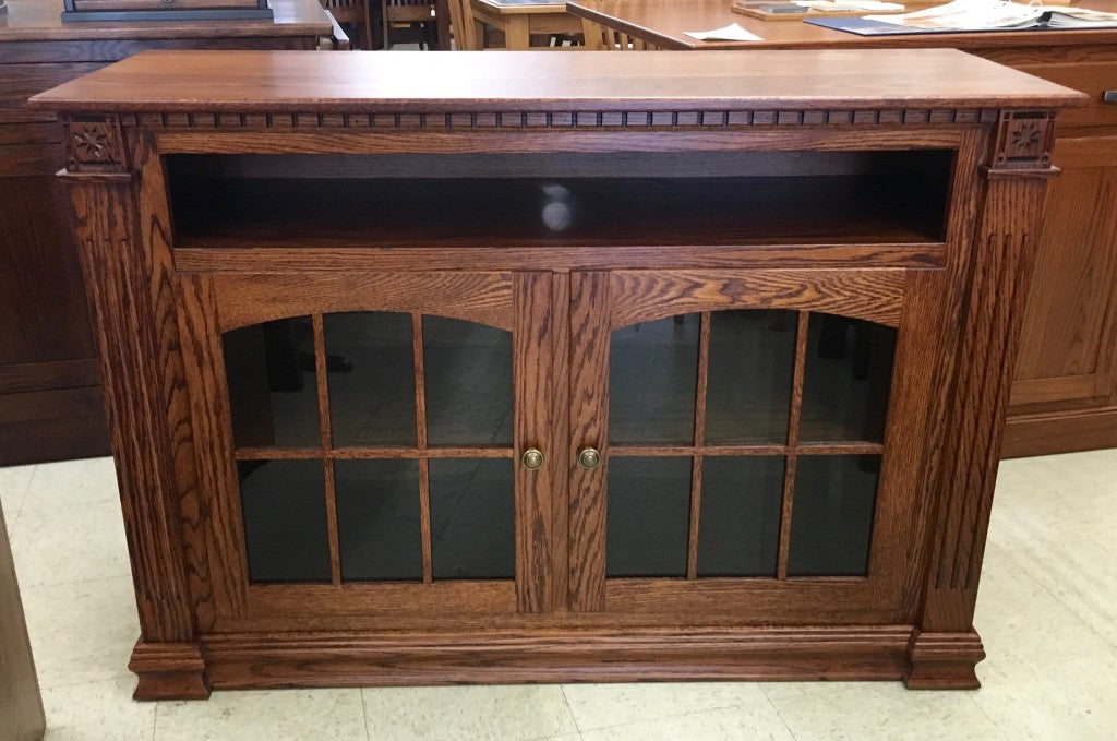 Deluxe Jumbo 52" W x 36" H TV Stand with Open VCR