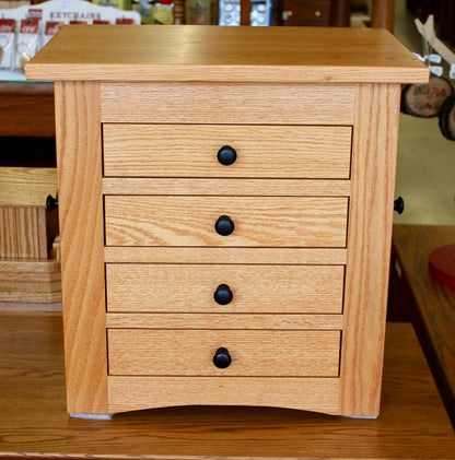 Flush Mission Dresser Top Jewelry Armoire