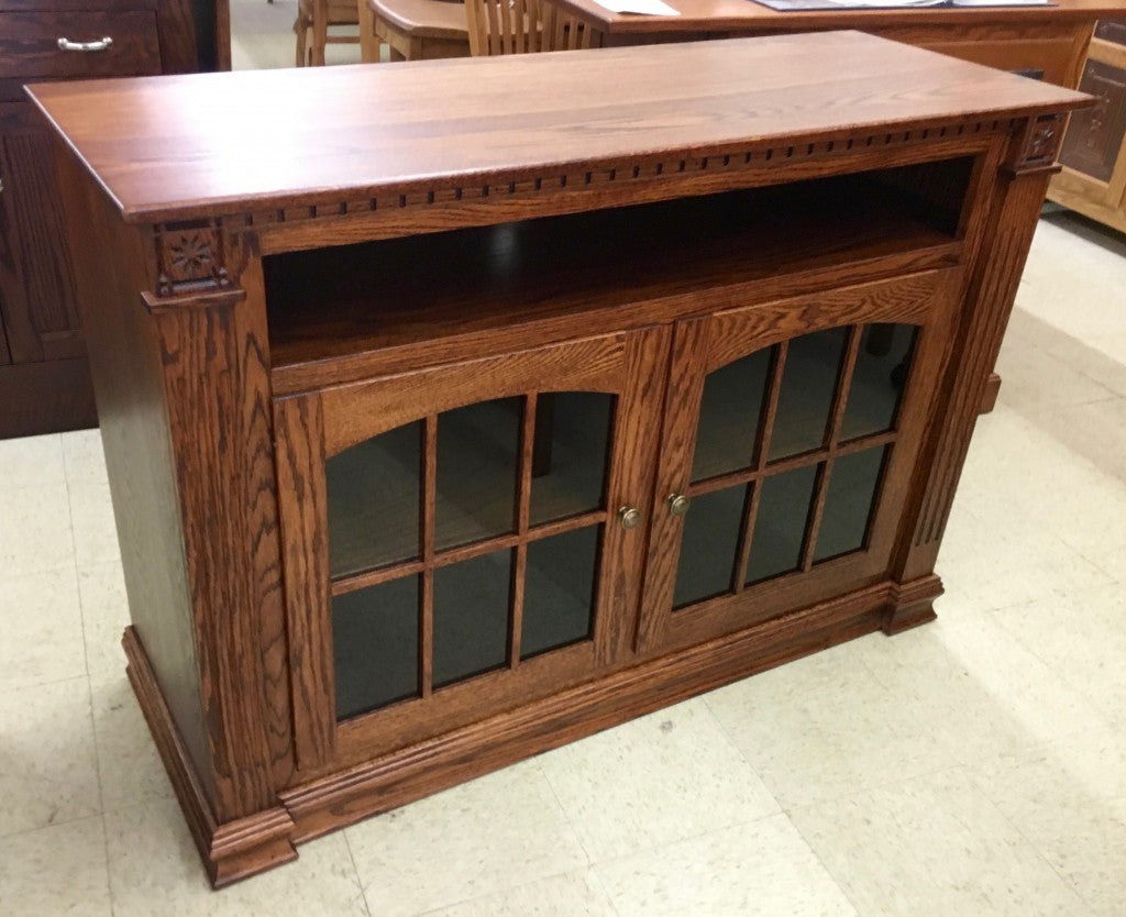 Deluxe Jumbo 52" W x 36" H TV Stand with Open VCR