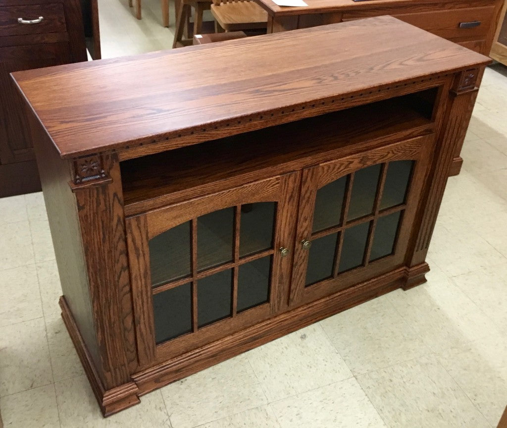 Deluxe Jumbo 52" W x 36" H TV Stand with Open VCR