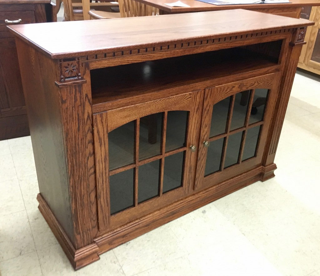 Deluxe Jumbo 52" W x 36" H TV Stand with Open VCR