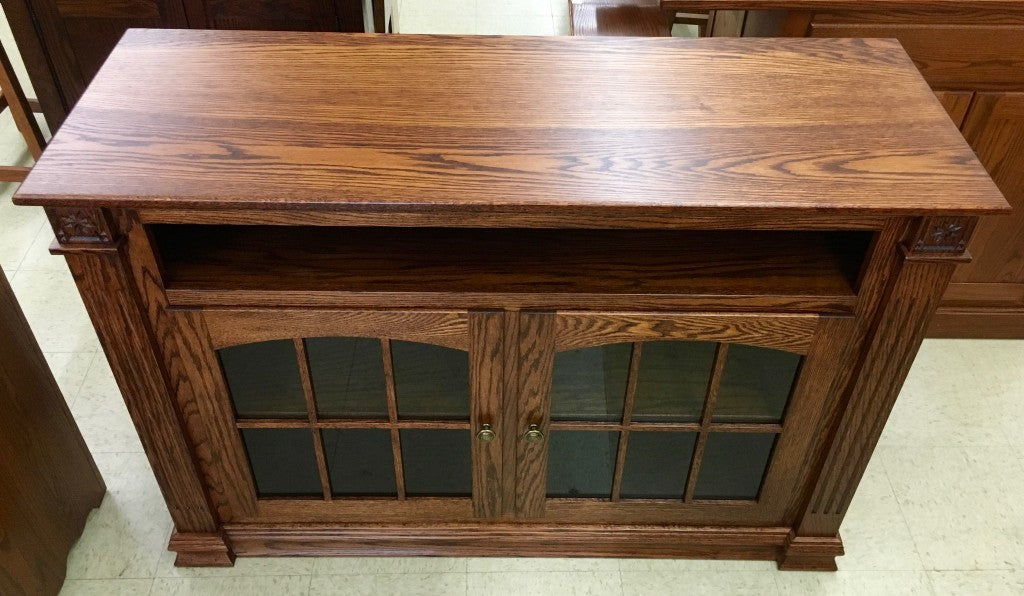 Deluxe Jumbo 52" W x 36" H TV Stand with Open VCR