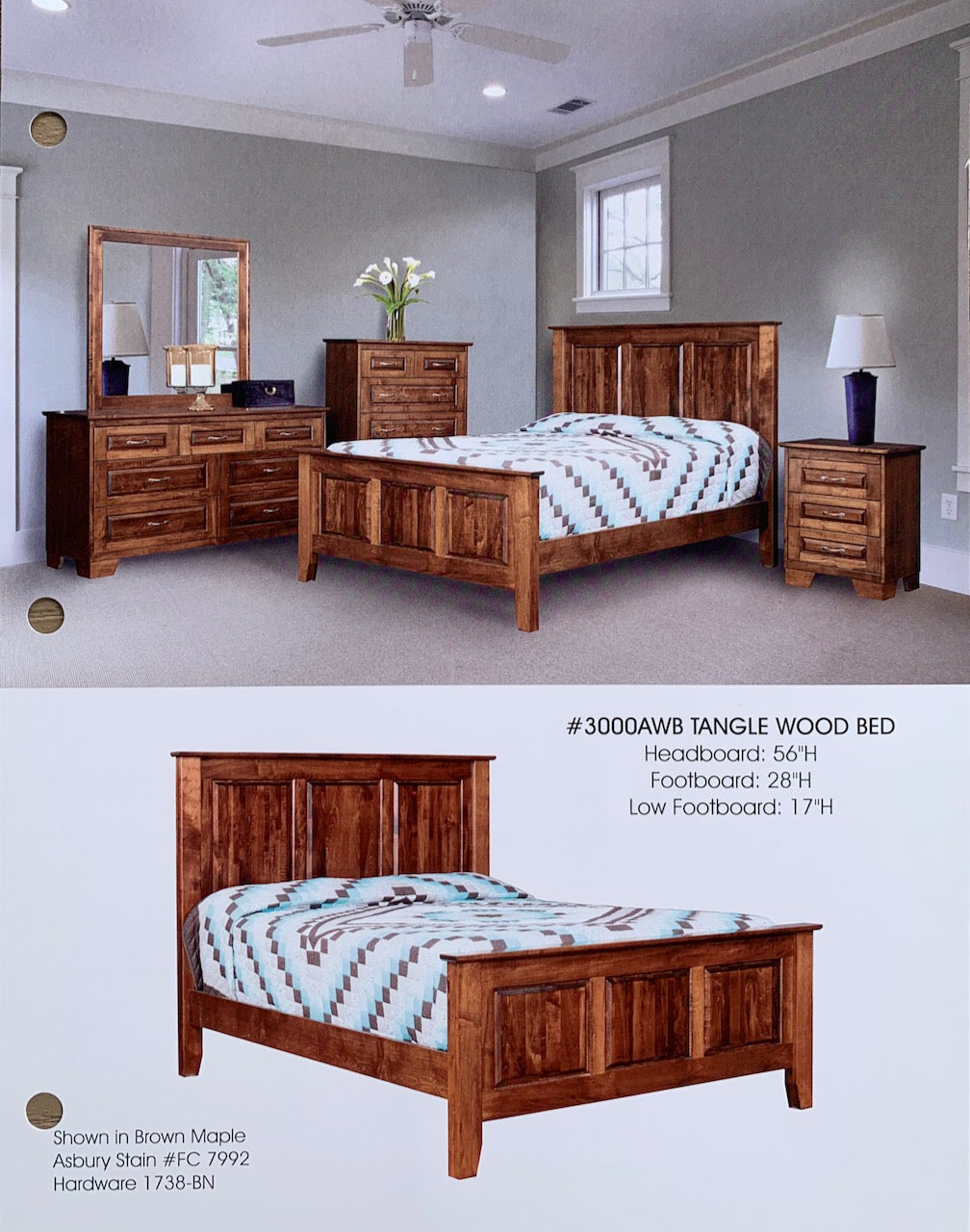 Tangle Wood Bedroom Set