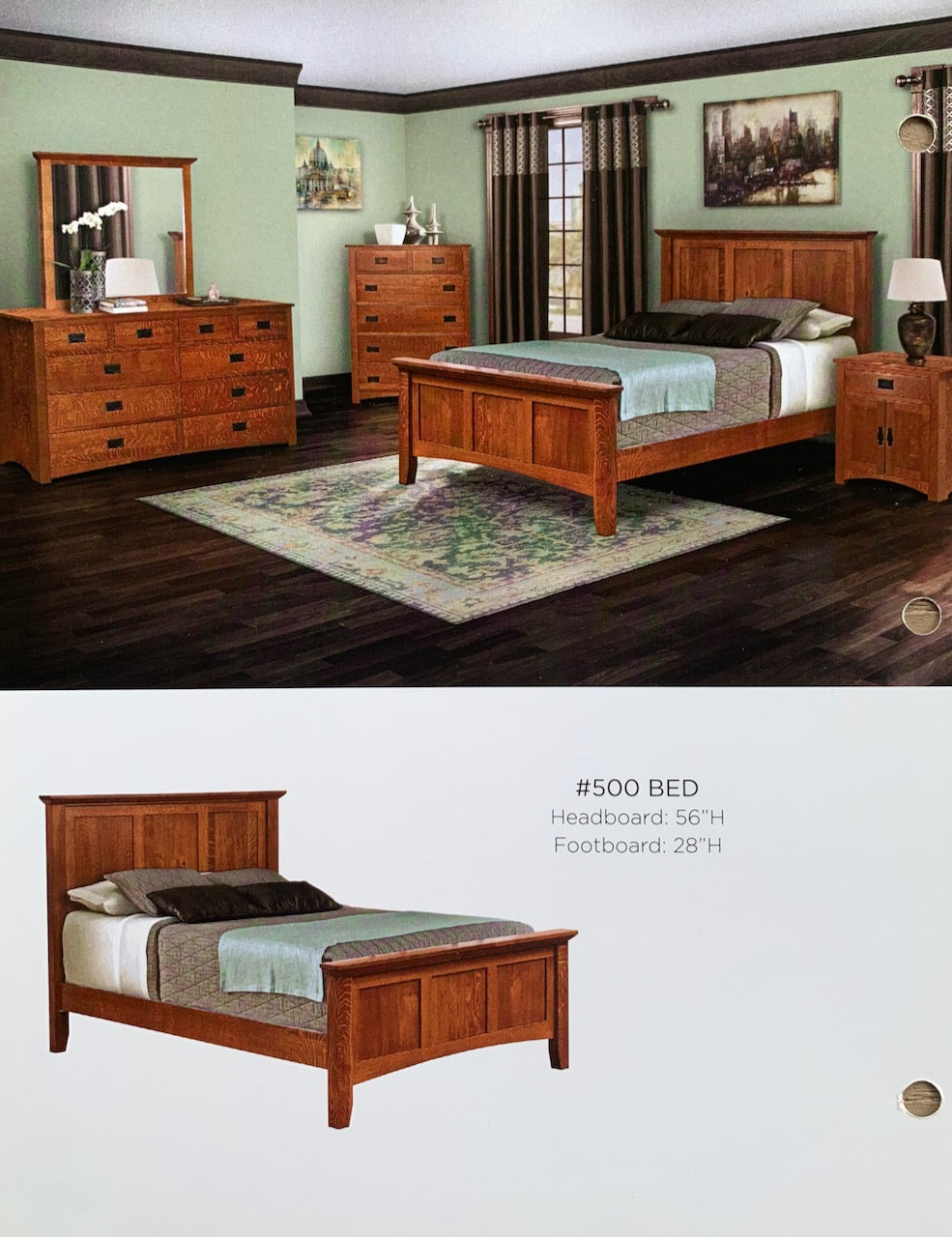 Mission Bedroom Set