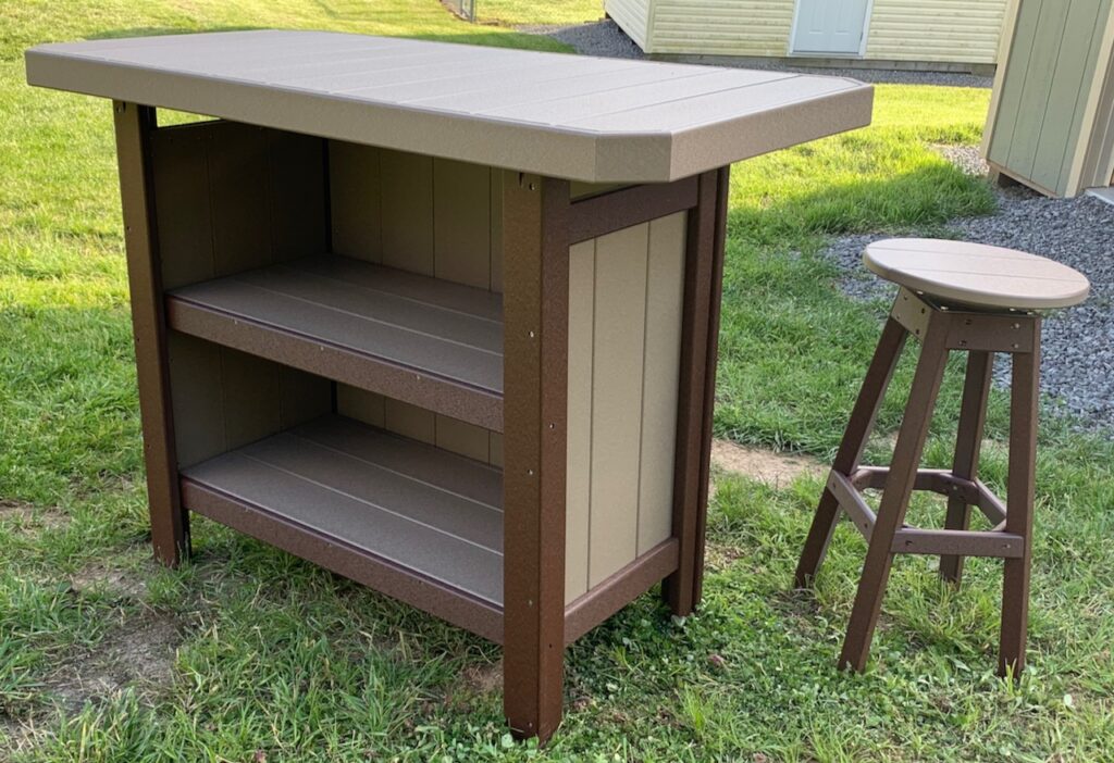 Poly 57″ Serving Bar / Island