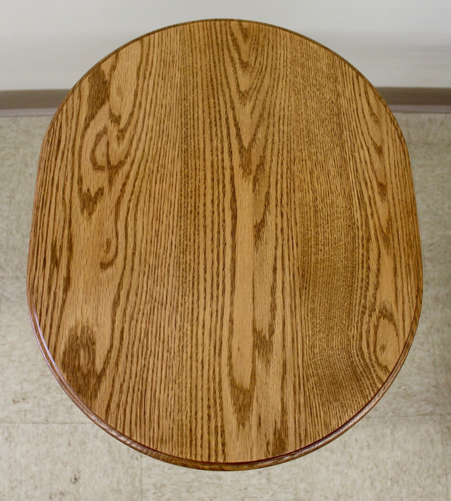 Curved Leg End Table