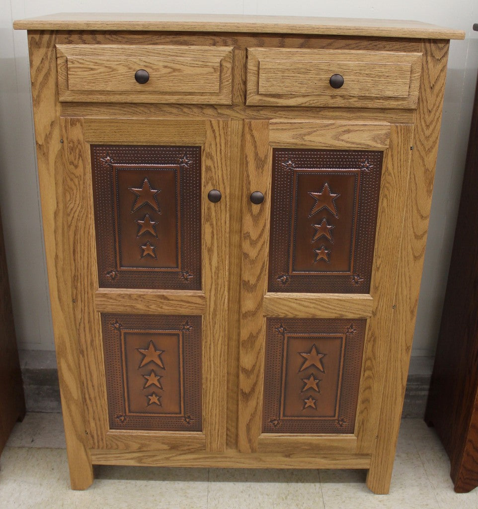 Pie Safe with Copper Tri-Star Panels