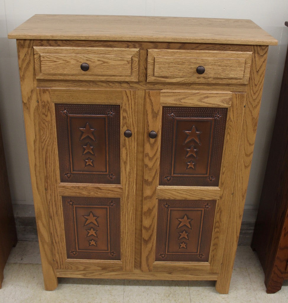 Pie Safe with Copper Tri-Star Panels