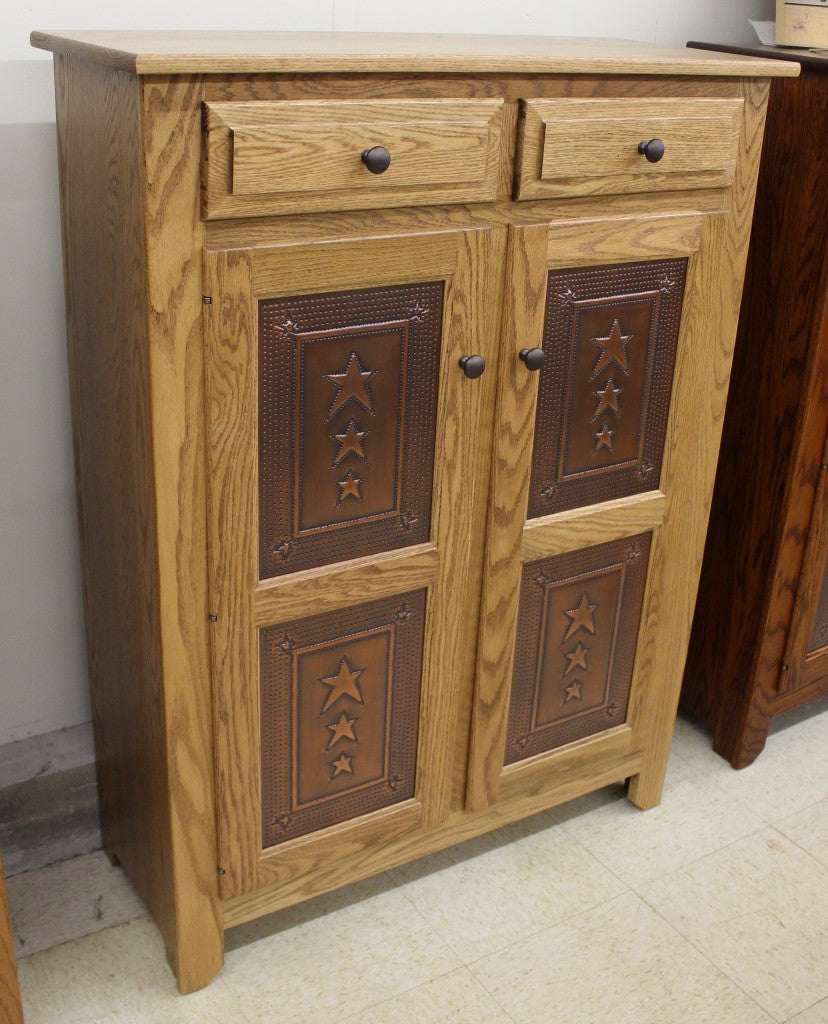 Pie Safe with Copper Tri-Star Panels