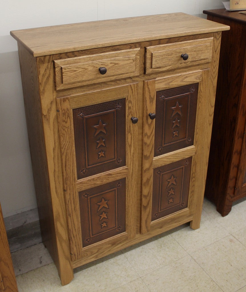 Pie Safe with Copper Tri-Star Panels