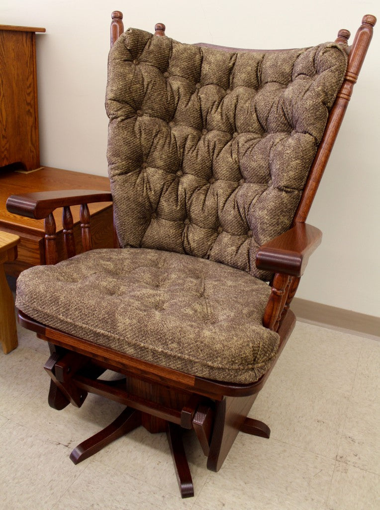 High Back Traditional Jumbo Glider w/Swivel