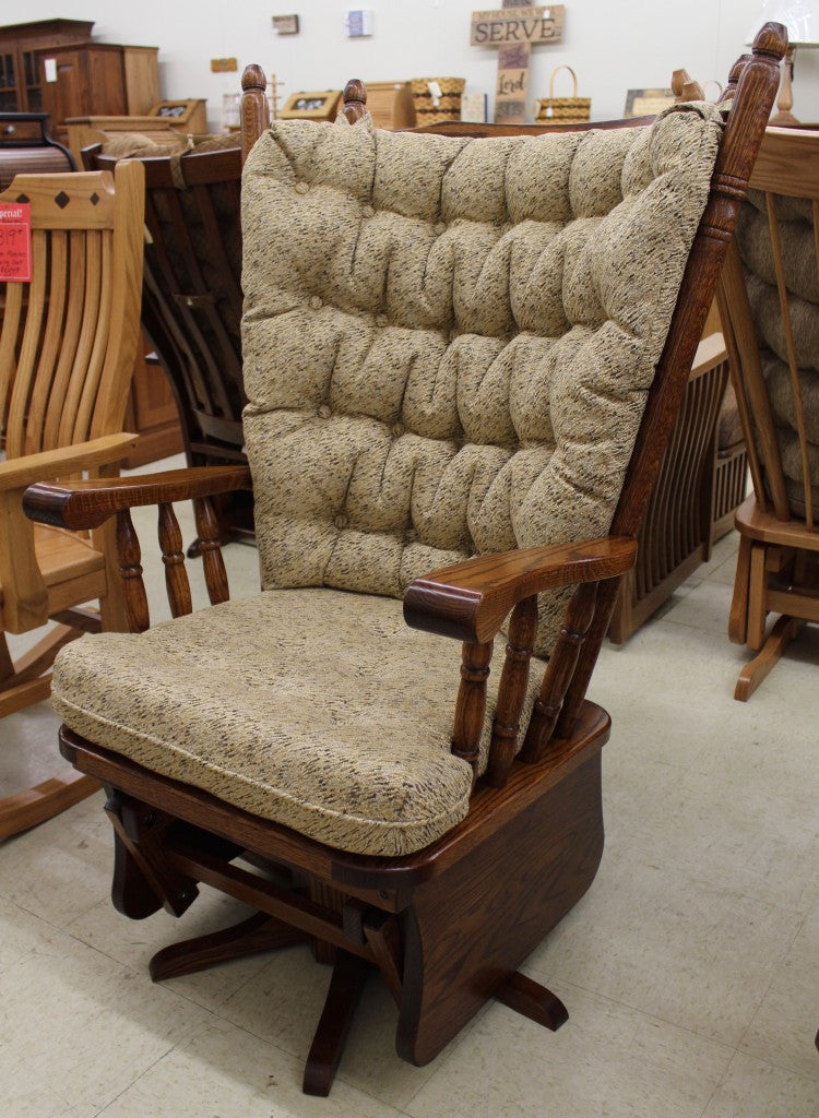 High Back Traditional Glider w/Swivel