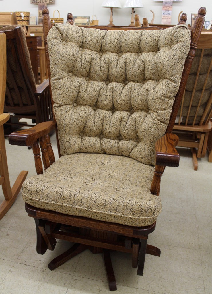 High Back Traditional Glider w/Swivel