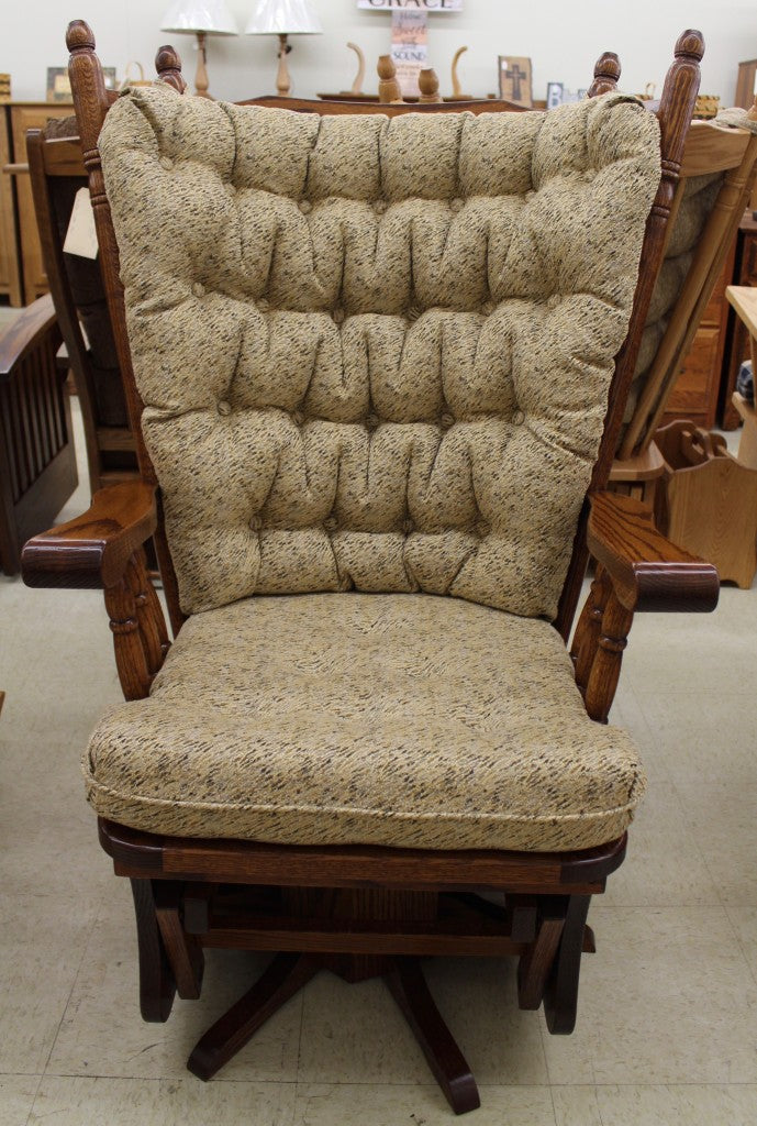 High Back Traditional Glider w/Swivel