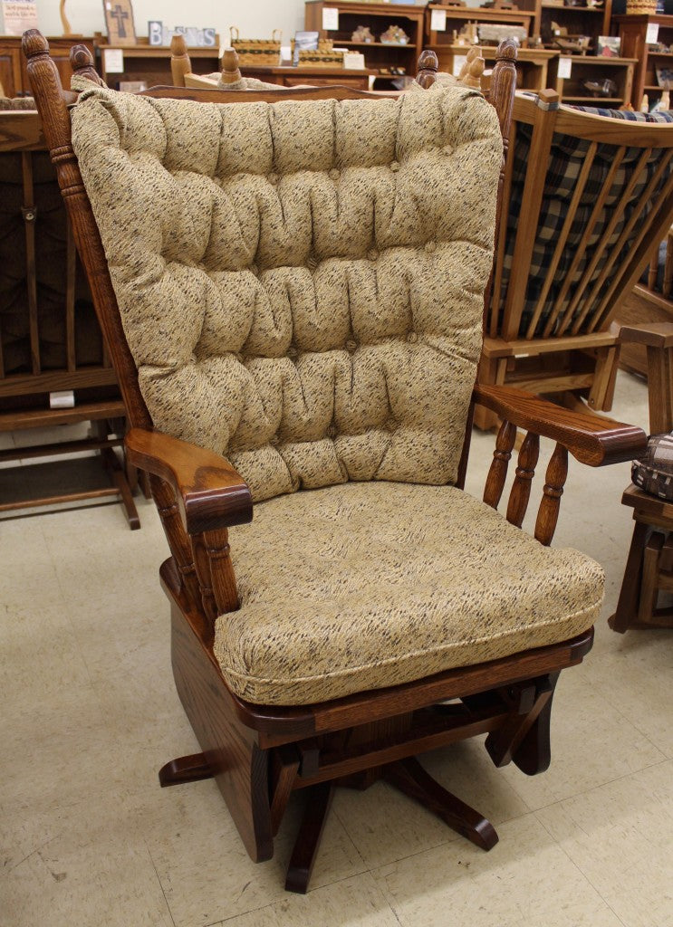 High Back Traditional Glider w/Swivel