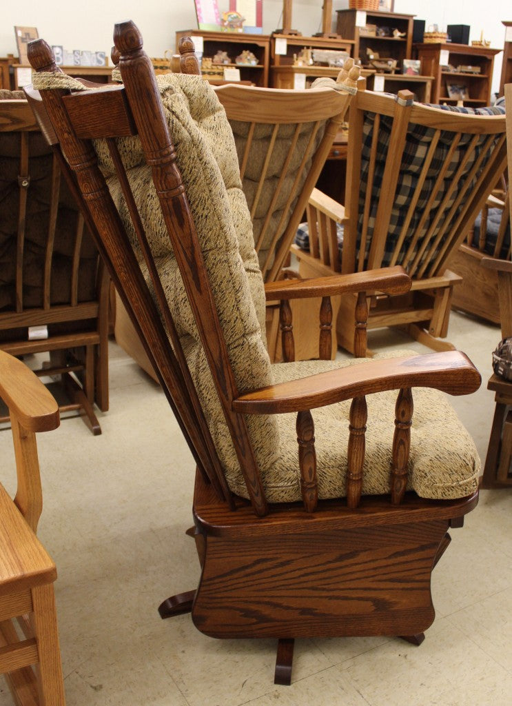 High Back Traditional Glider w/Swivel