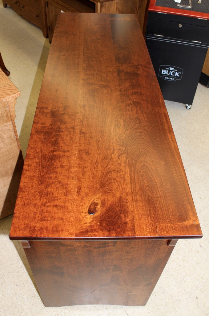 Mission 62″ TV Entertainment Center in Rustic Cherry