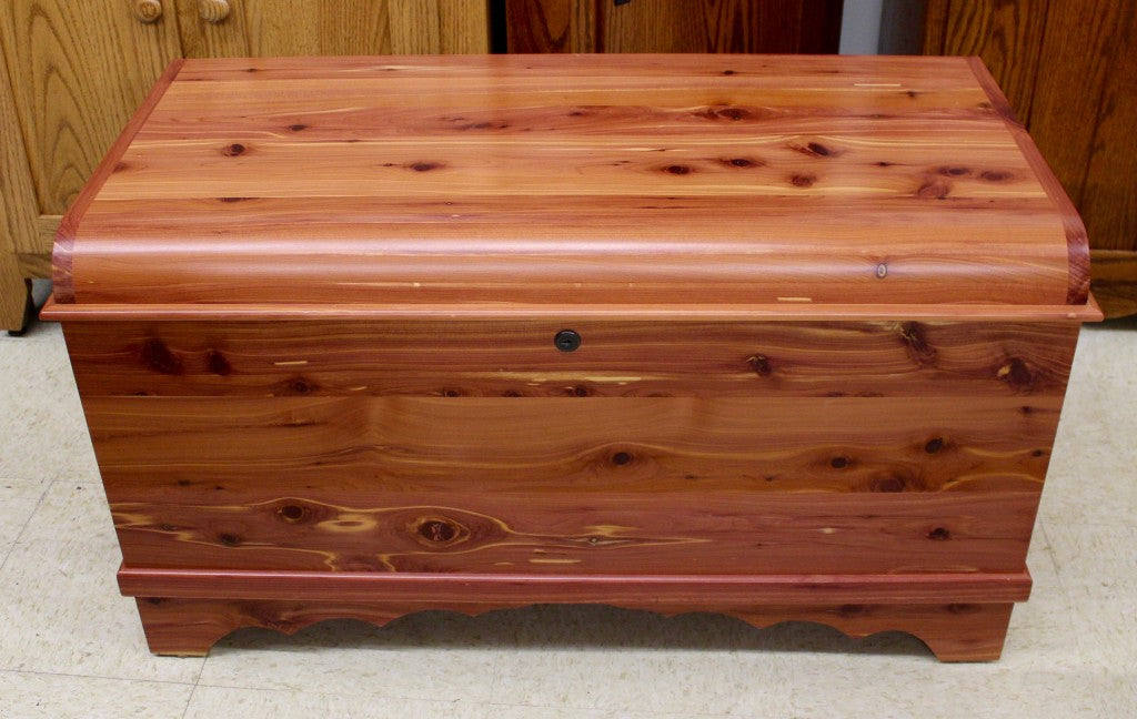 Small Waterfall Blanket Chest - All Cedar