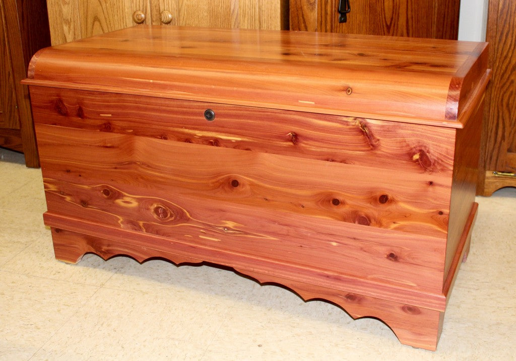 Small Waterfall Blanket Chest - All Cedar