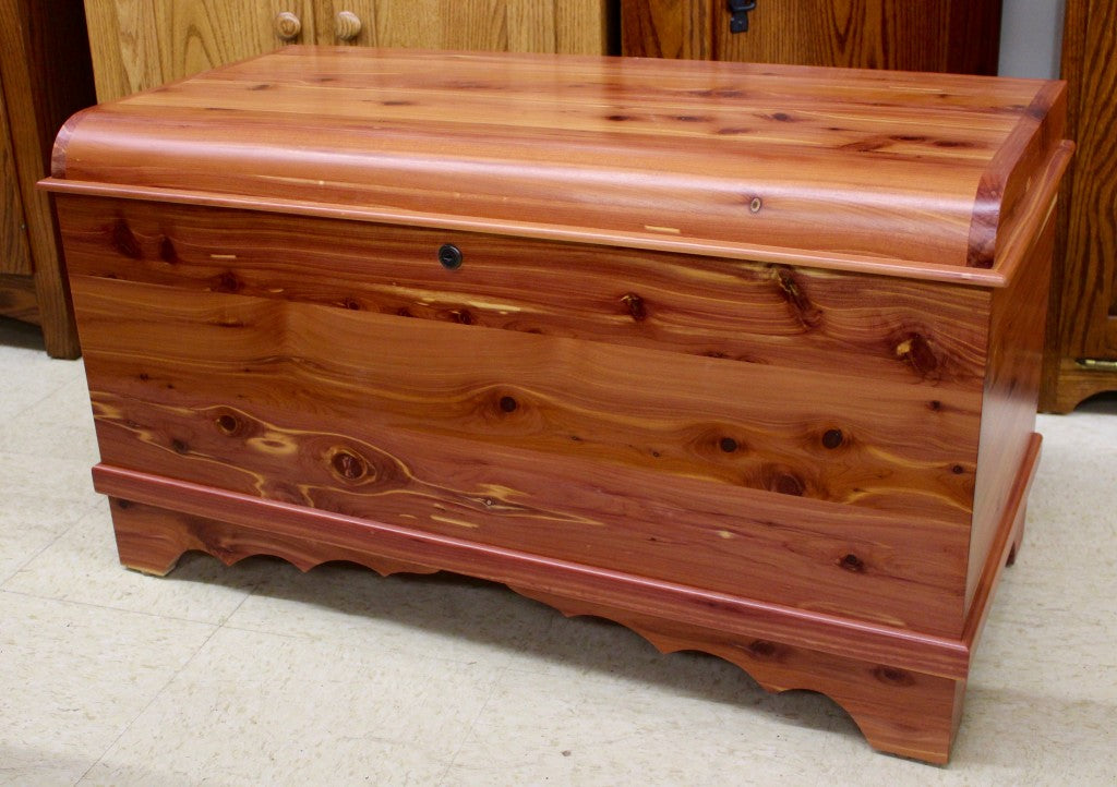 Small Waterfall Blanket Chest - All Cedar