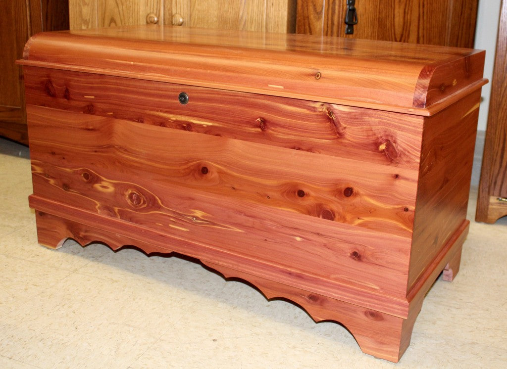 Small Waterfall Blanket Chest - All Cedar