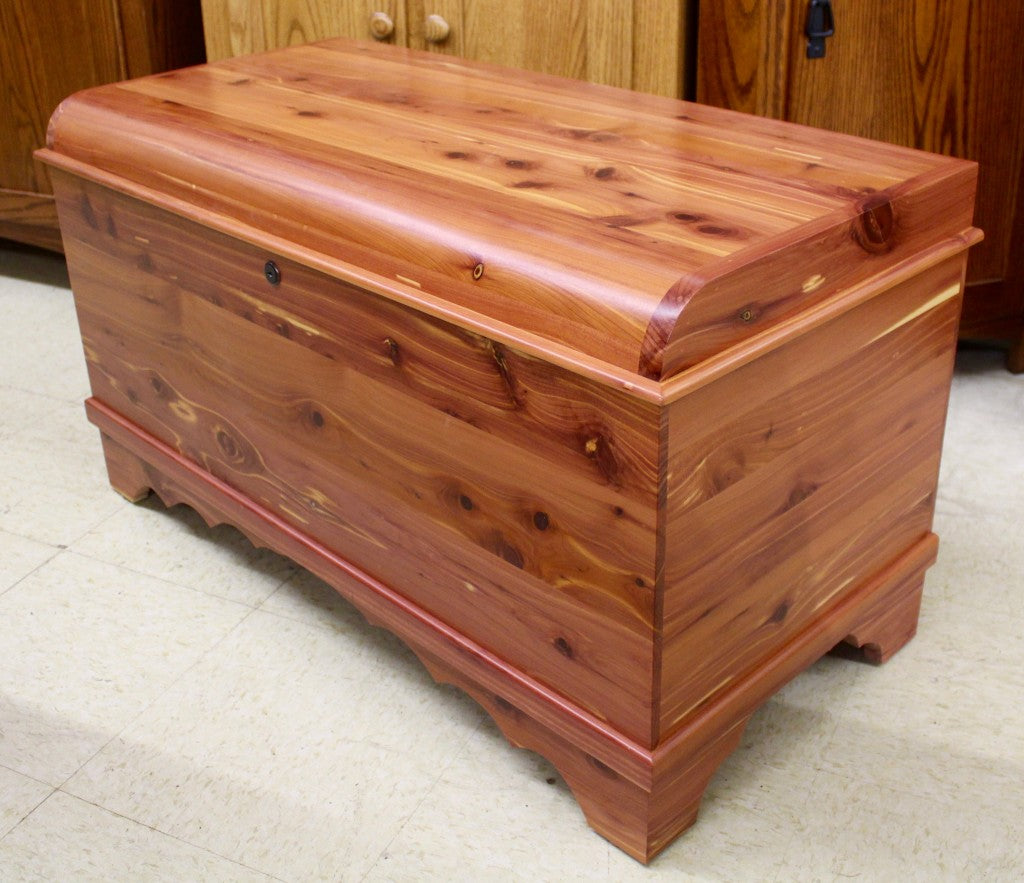 Small Waterfall Blanket Chest - All Cedar