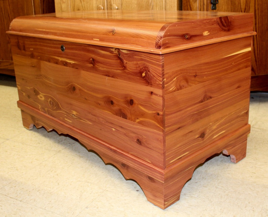 Small Waterfall Blanket Chest - All Cedar