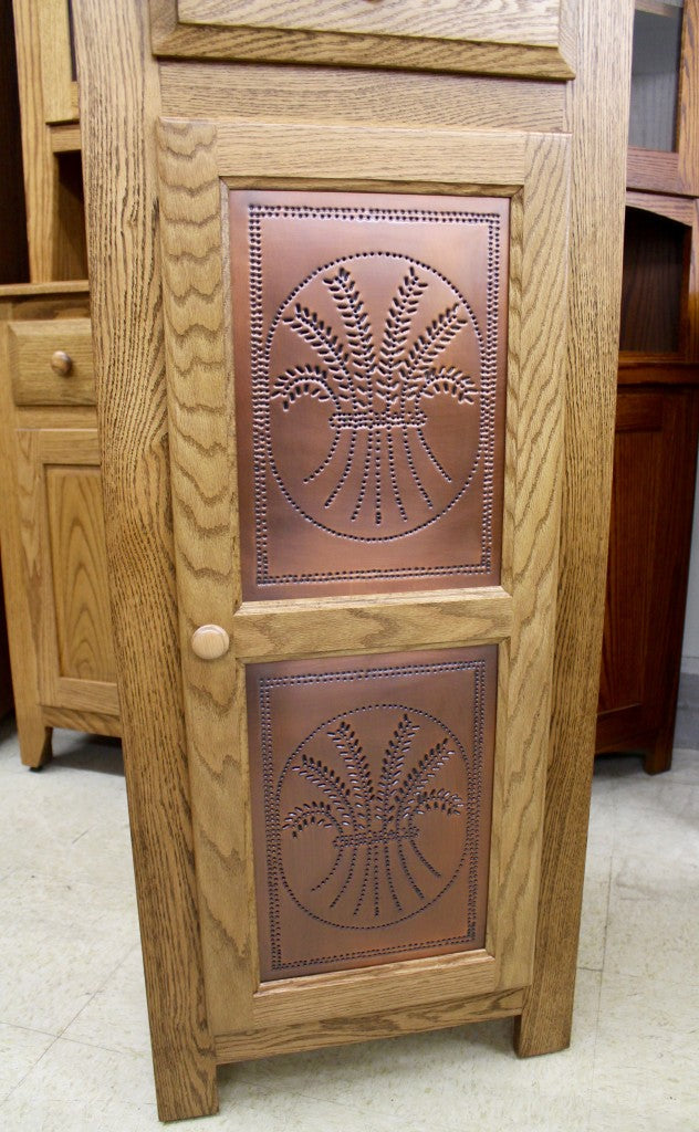 Jelly Cabinet Safe with Copper Wheat Panels