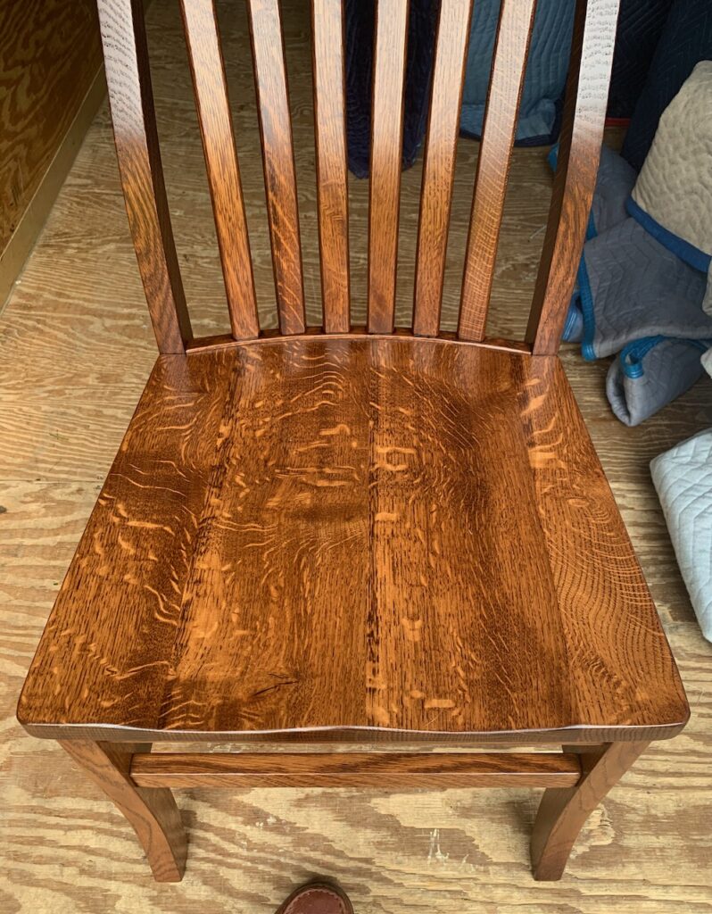 Curved Mission Side Chair
