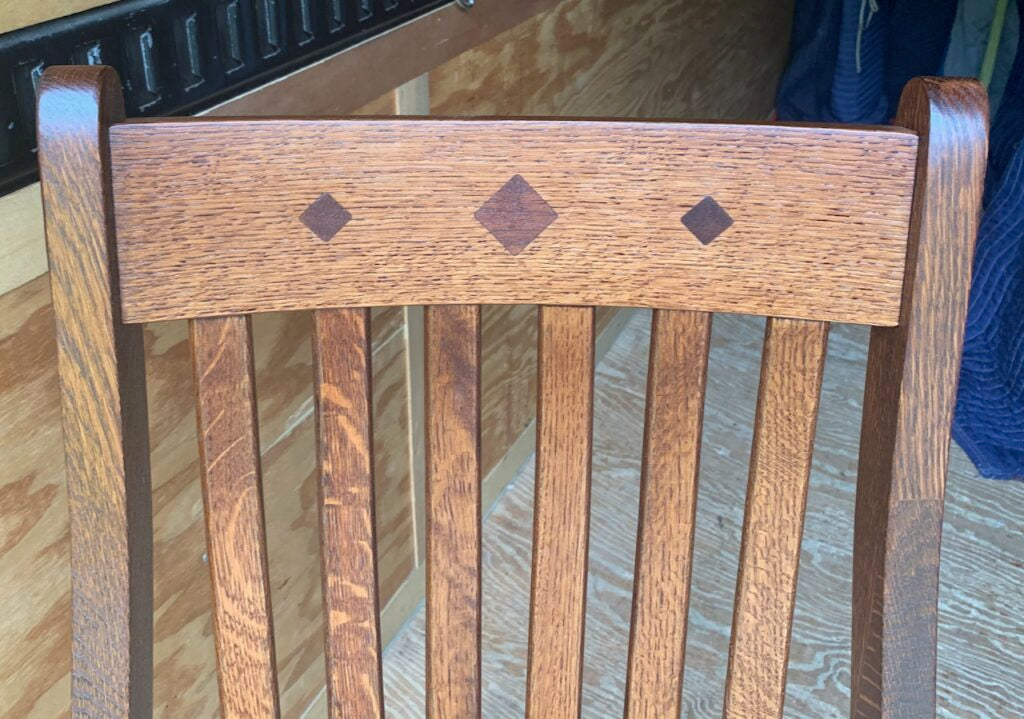 Curved Mission Side Chair
