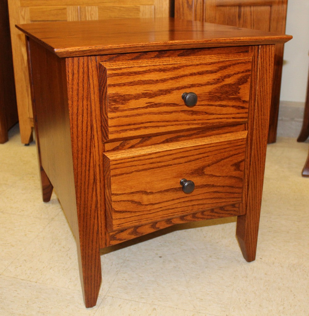 Danville Two Drawer End Table