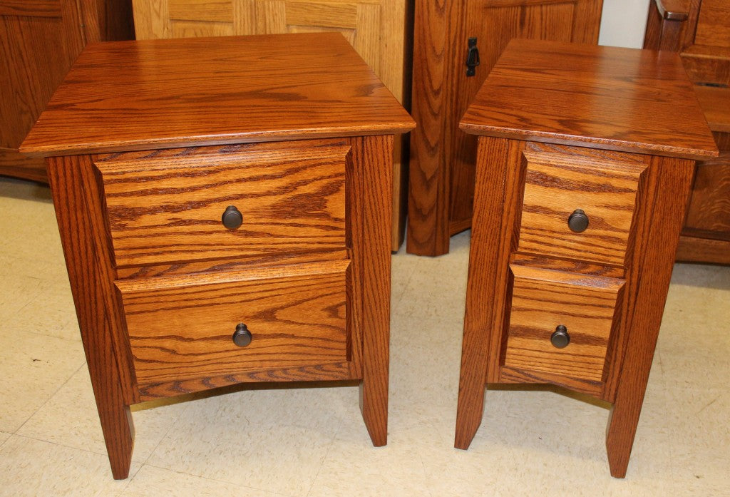 Danville Two Drawer End Table