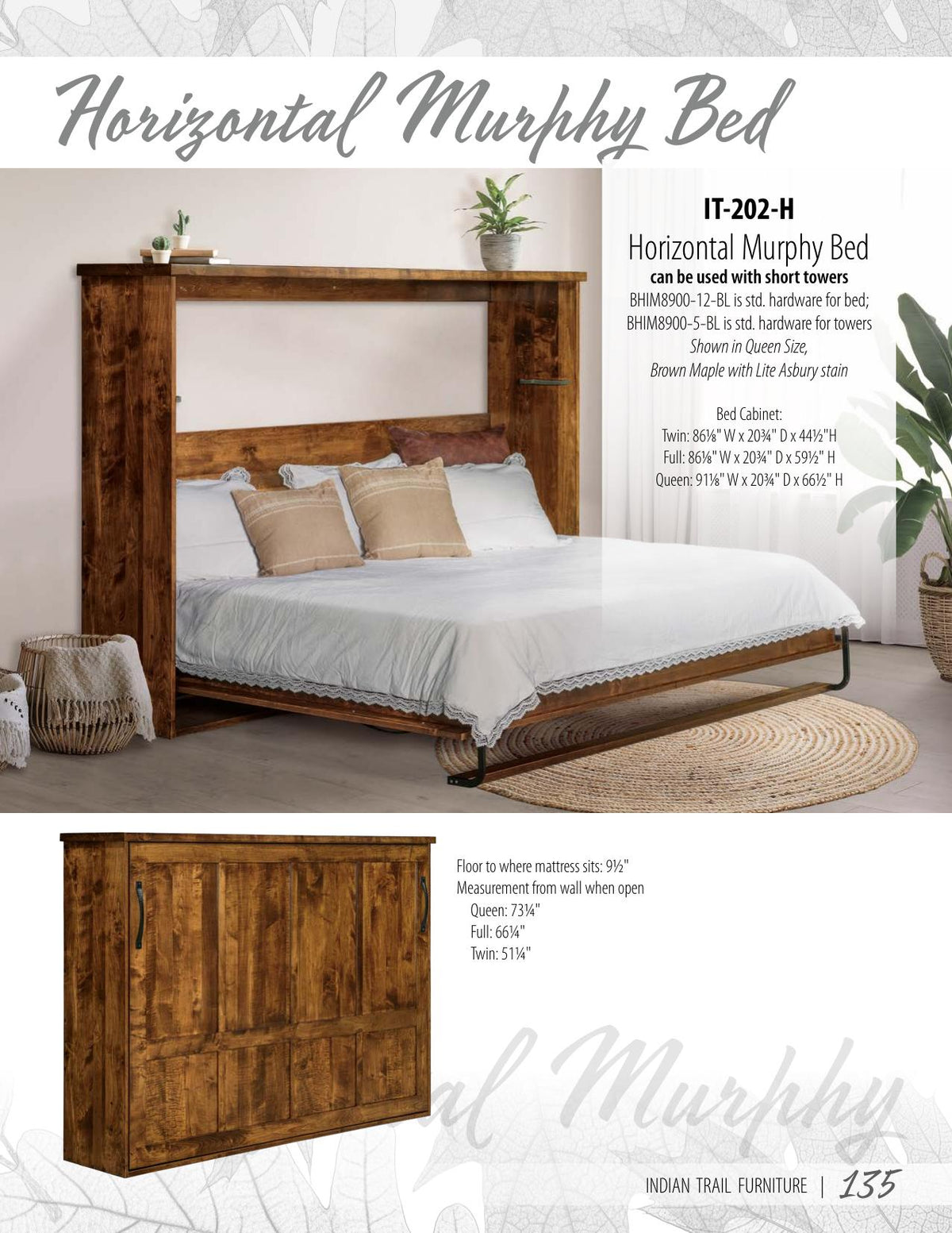 Horizontal Murphy Bed