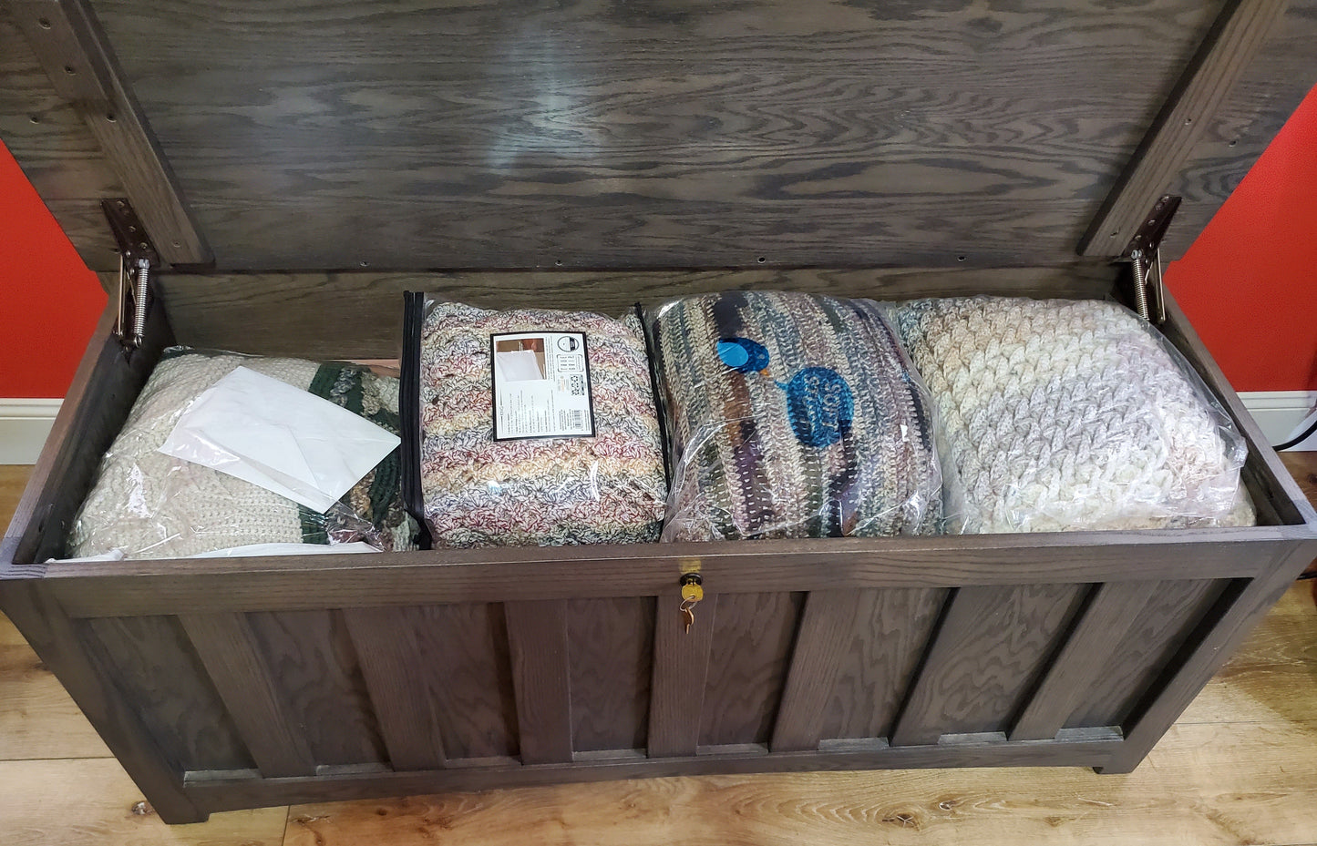 Gun Chest - Blanket Chest from the Outside, Gun Cabinet Inside
