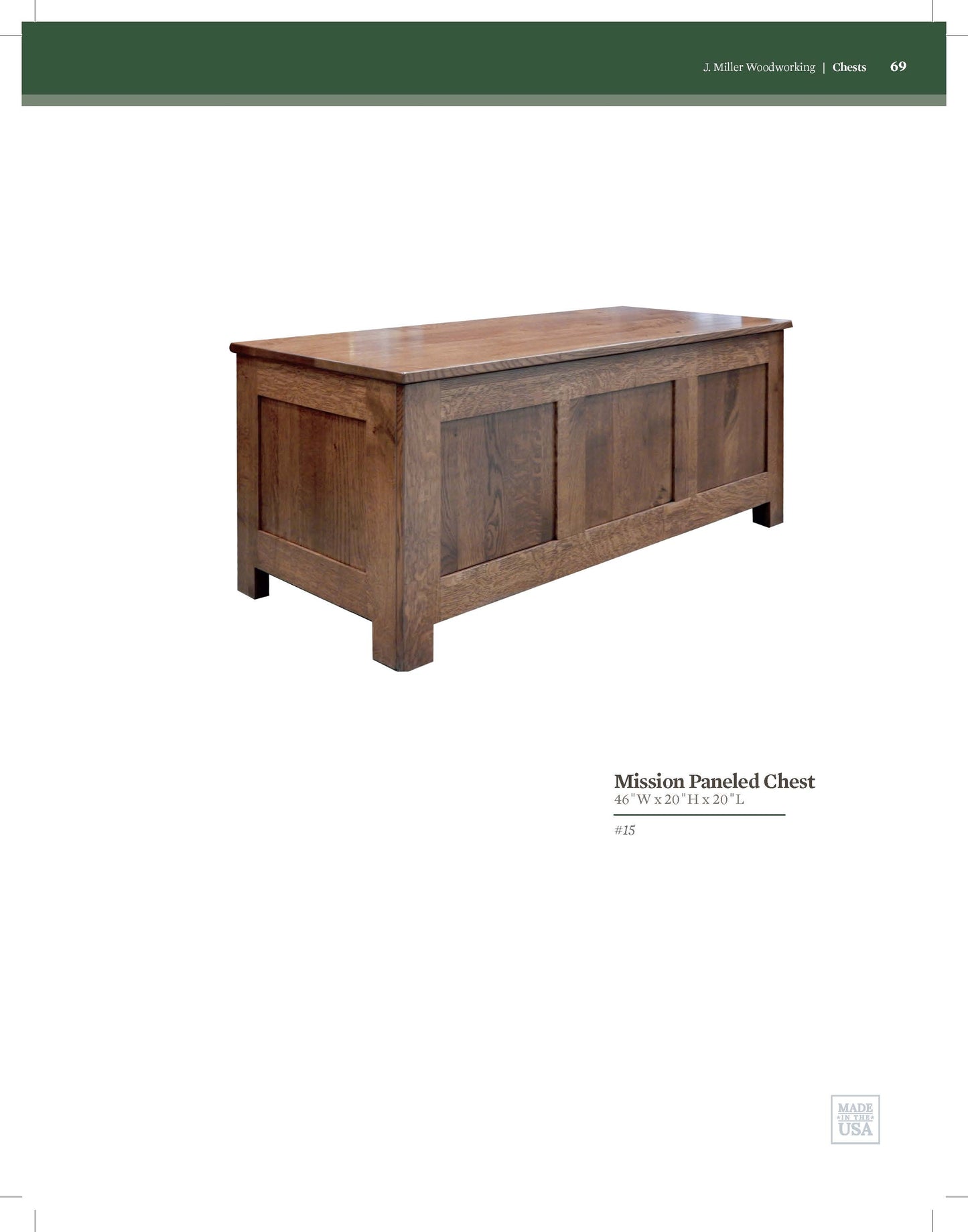 Mission Paneled Chest