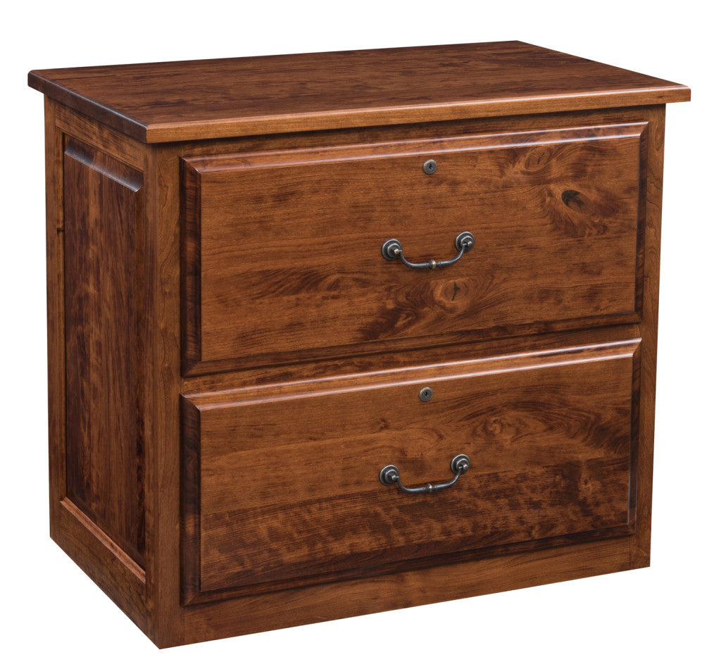 2 Drawer Raised Panel Lateral File Cabinet