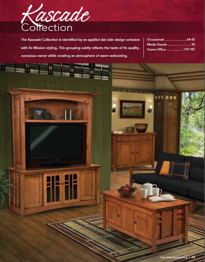 Kascade 4 Door Media Stand (2 Hidden Drawers) – 72"W
