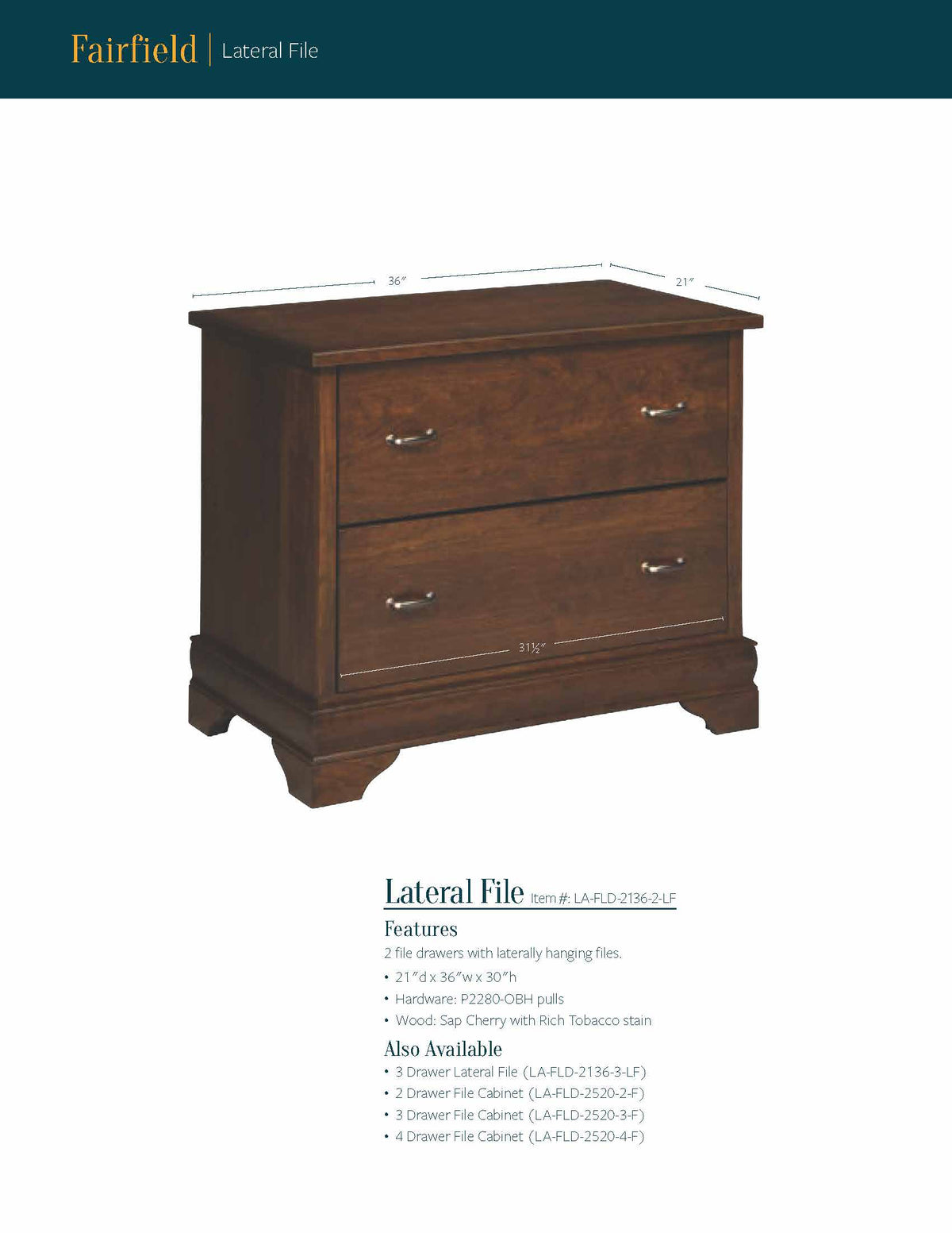 Fairfield Lateral File