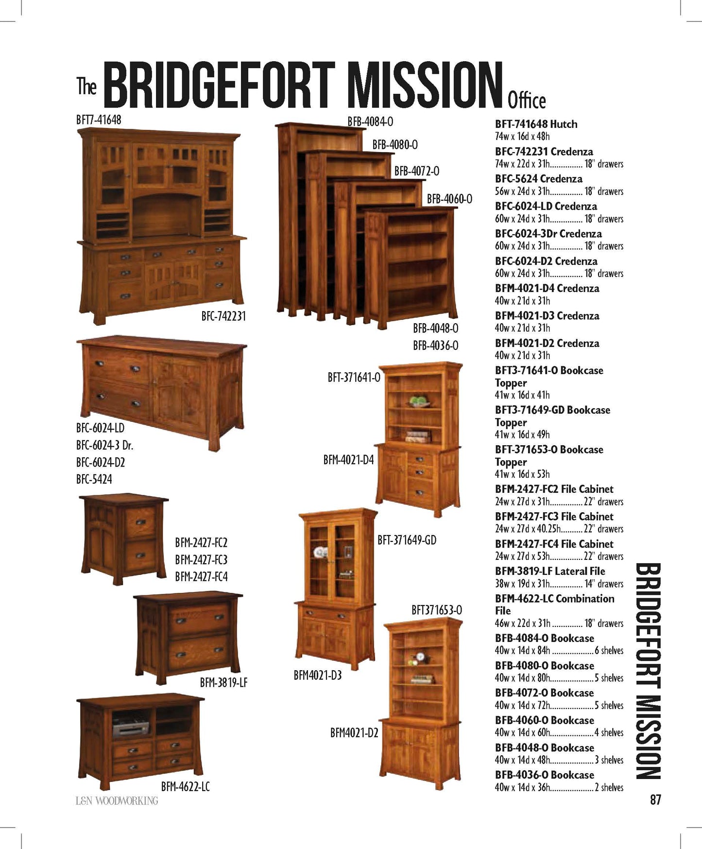 Bridgefort Mission Executive Desk