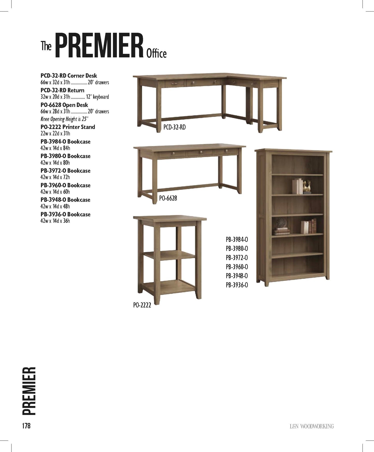 Premier Open Desk
