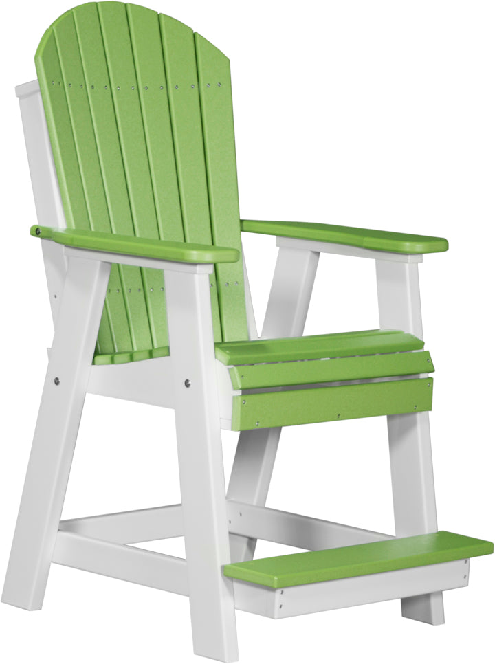 Lime Green & White